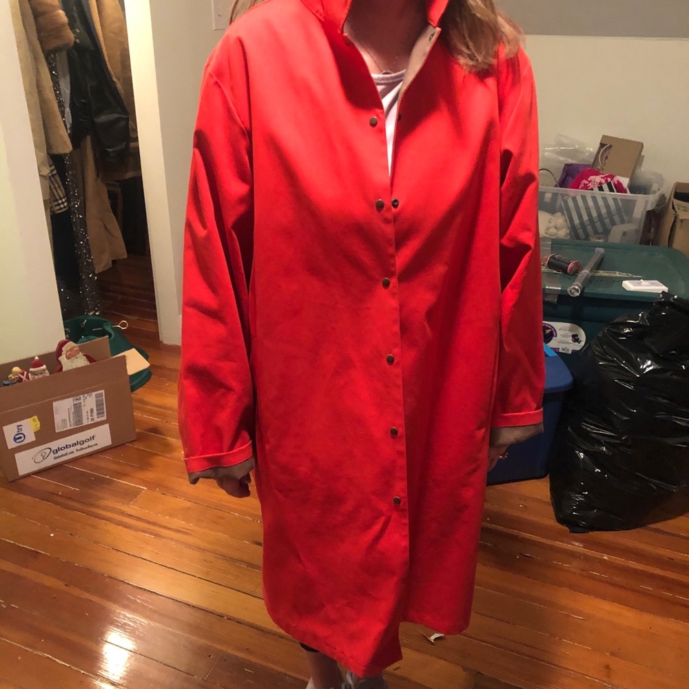 Raincoat never worn